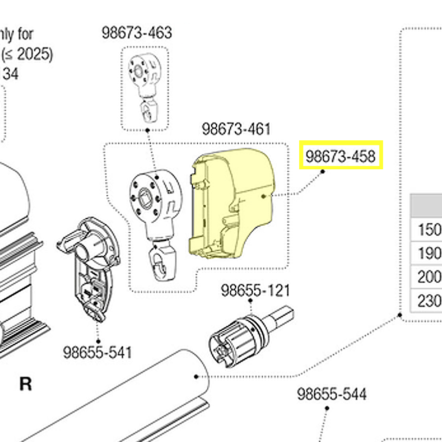 98673-458. Tapa dcha.F45S bca.