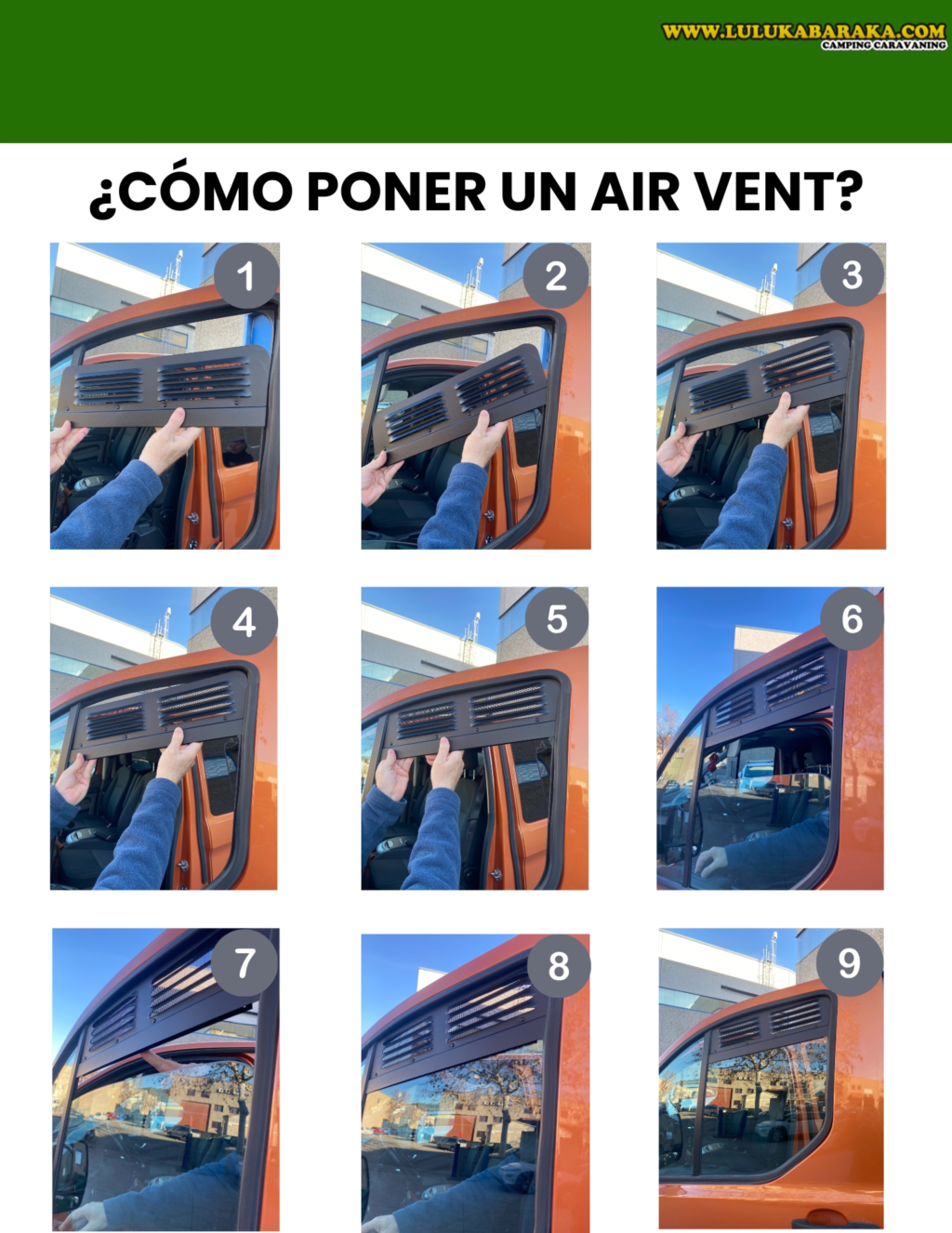Air Vent VW Caddy 5 desde 11/2020 y Ford Tourneo Connect desde 05/2022