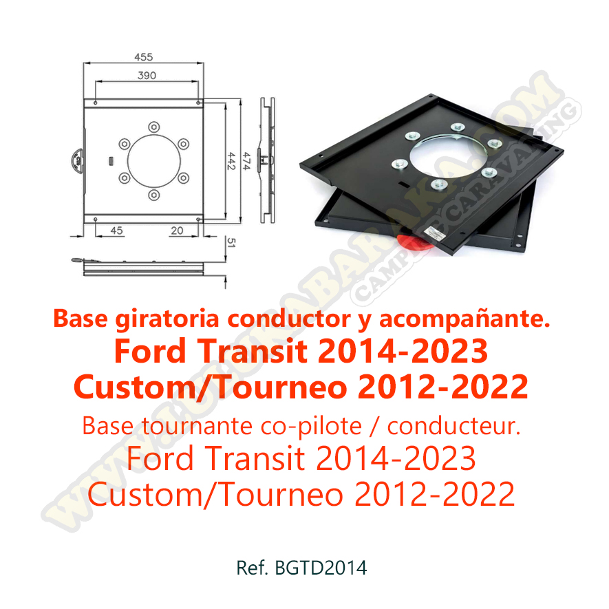 Bases Giratorias CTA (varios modelos)