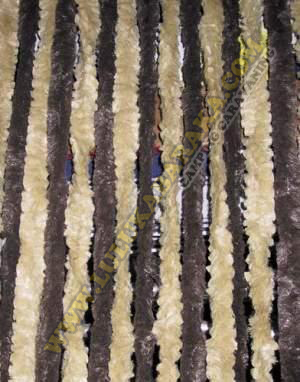 Cortina 56 x 185cm Marrón, Beige