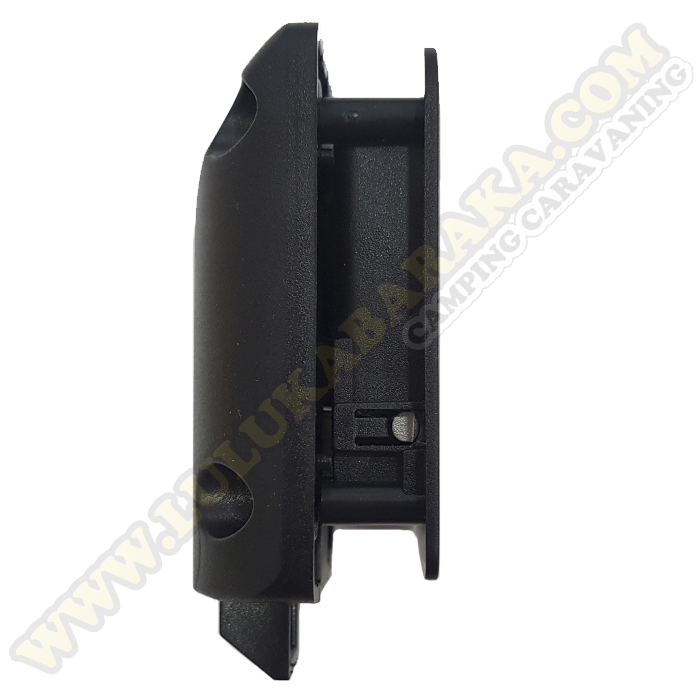 Cierre armarios rectangular negro