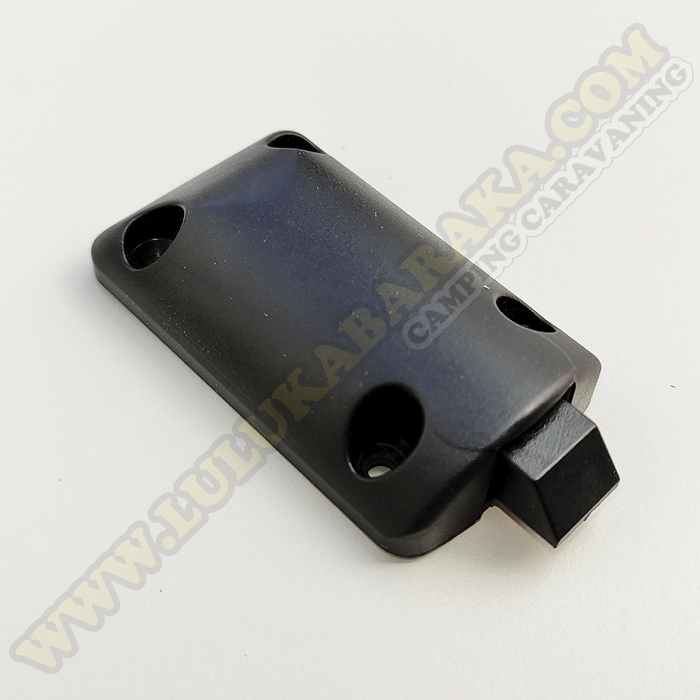 Cierre armarios rectangular negro