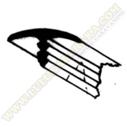 Canto T gris medio 5 m.