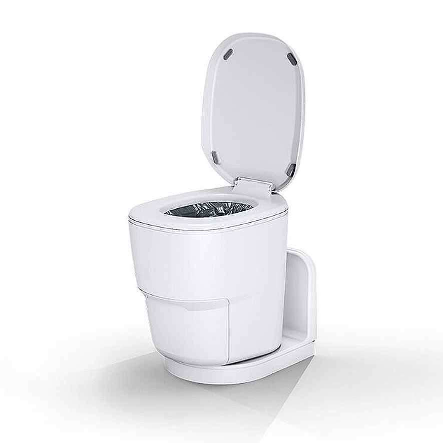 Inodoro sin agua Clesana C1 con adaptador en L