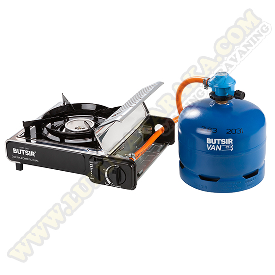 Cocina portátil gas MS-2000 Butsir dual