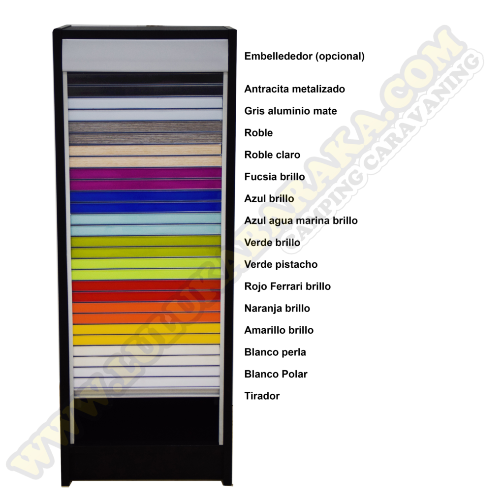 Canto 1mm para persianas (Varios colores)