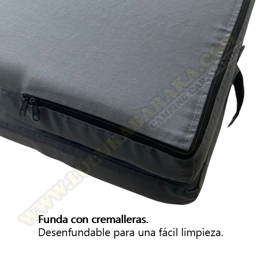 Colchón plegable T5-T6 Gris