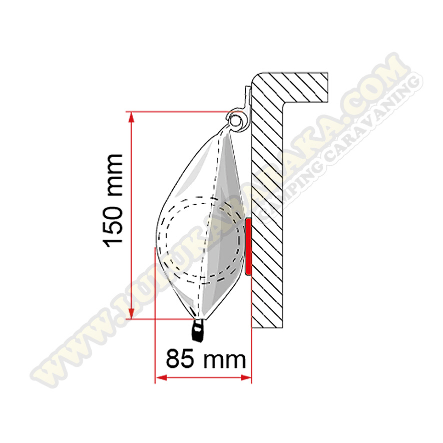 Caravanstore EVO (Toldo manual de bolsa) - Varias Medidas