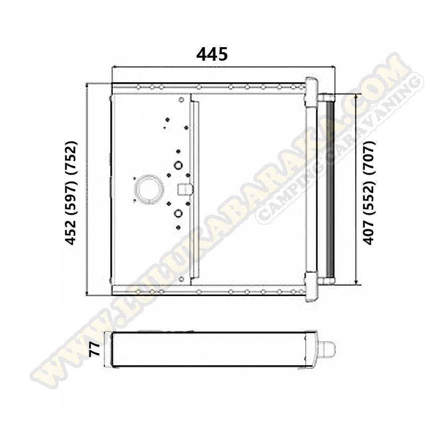 Escalón eléctrico (escoger medida)
