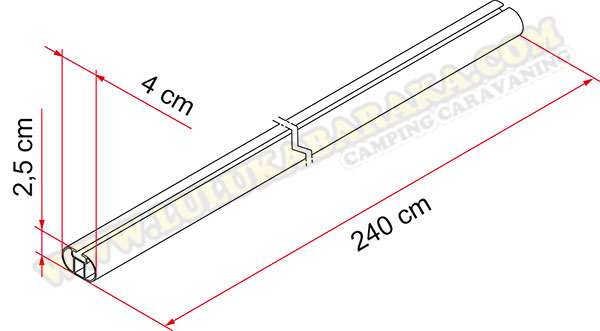 Fixing-Bar Pro L Fiamma