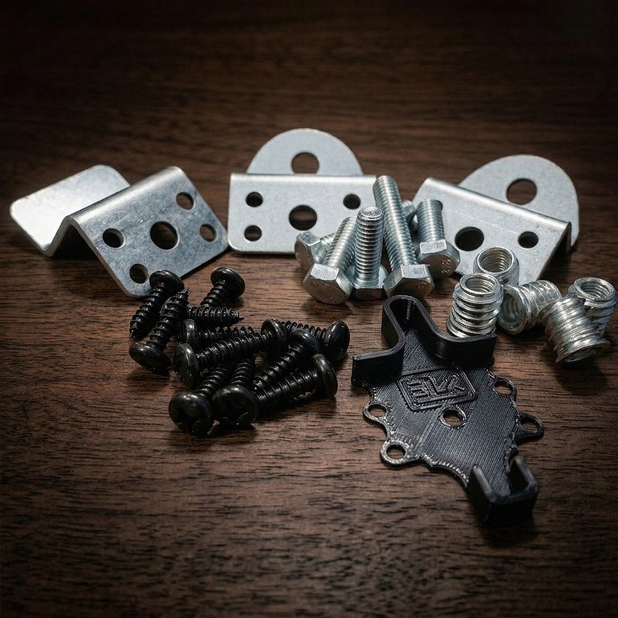 Kit fijación depósito paso de rueda 125L Ducato y + (48 cm alto)