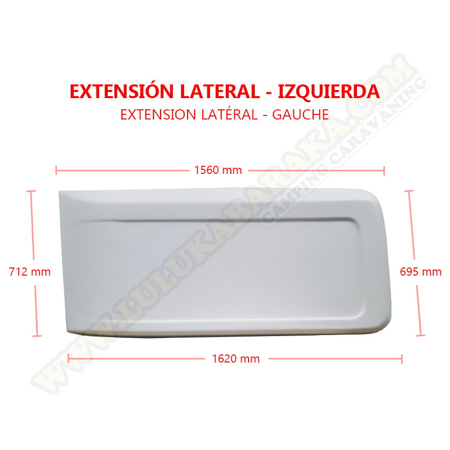 Kit Extensión Mercedes Sprinter 2006 - Actual