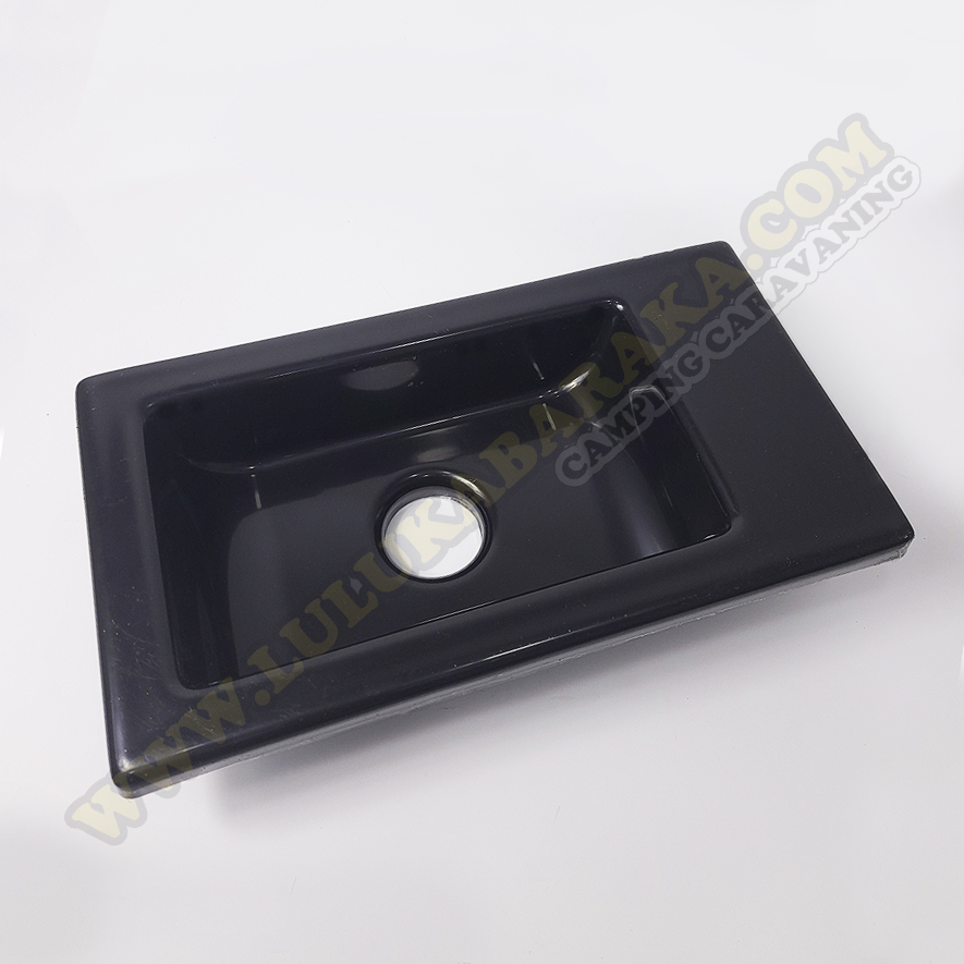 Lavabo ABS Negro 403 x 225 mm