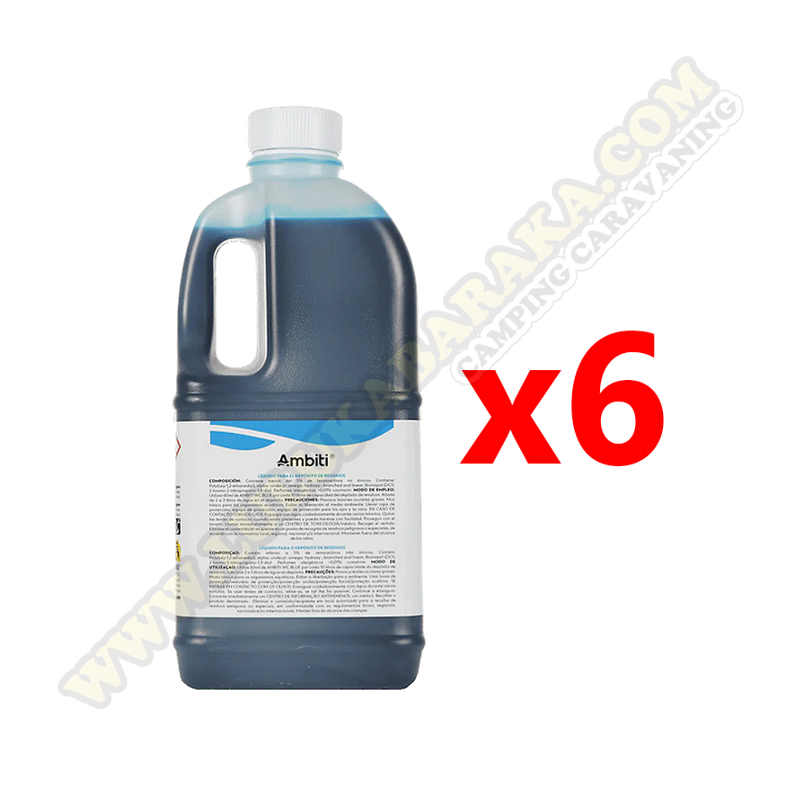 Líquido WC Ambiti Blue 2L (6 unidades)
