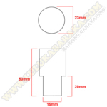 Led BAY15D 24SMD WW