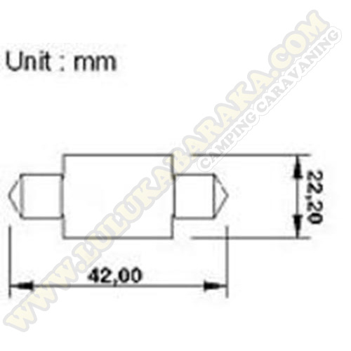 Led Festoon 42 9SMDWW