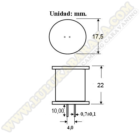 Led G4 13SMD redondo