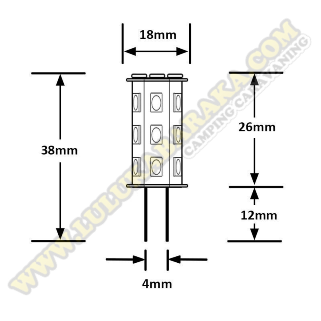Led G4 18SMD R WW