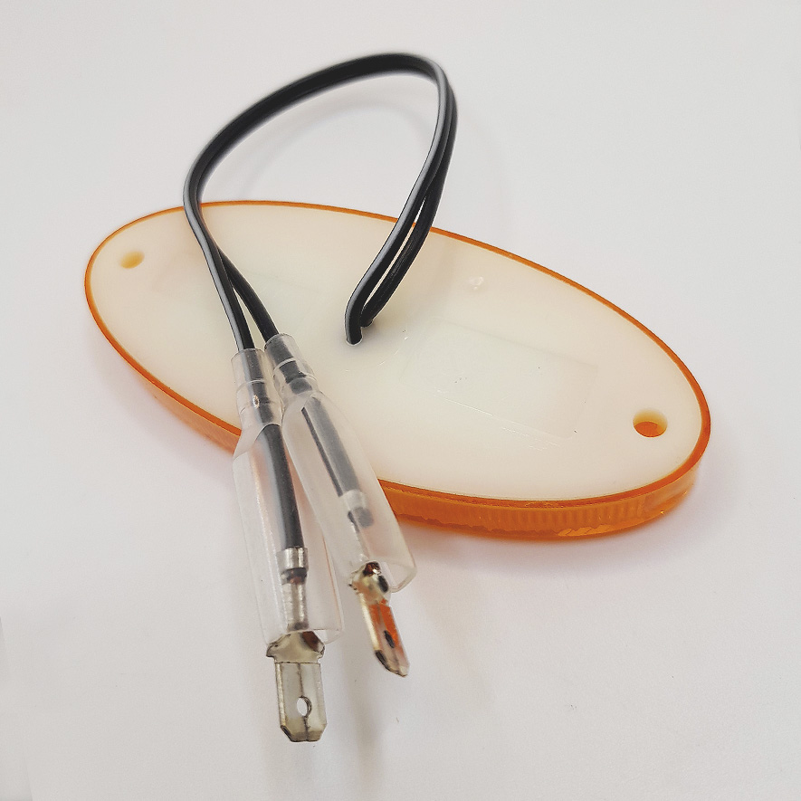 Luz de gálibo lateral LED, 12 V, Ovalada