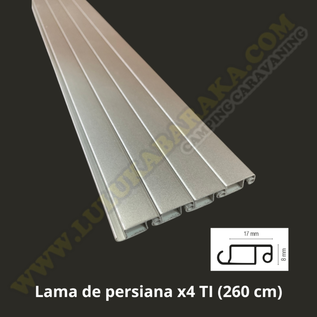 Persiana metalizada TI (escoger componentes)