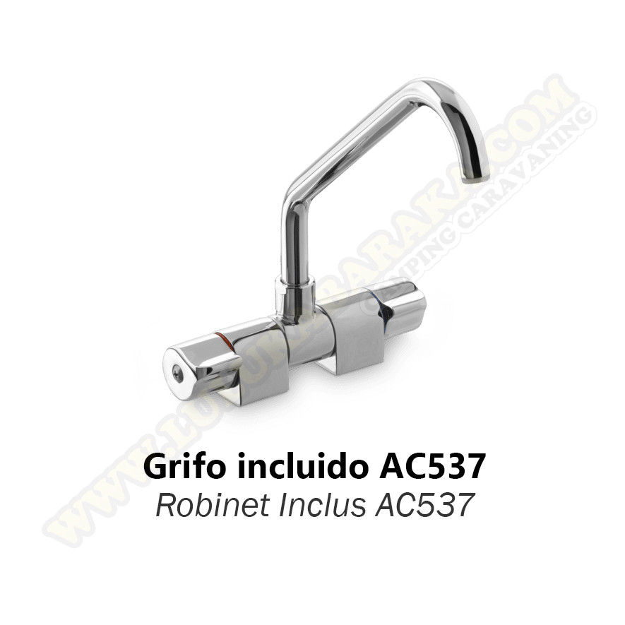 Cocina Fregadero Dometic MO9222R con grifo