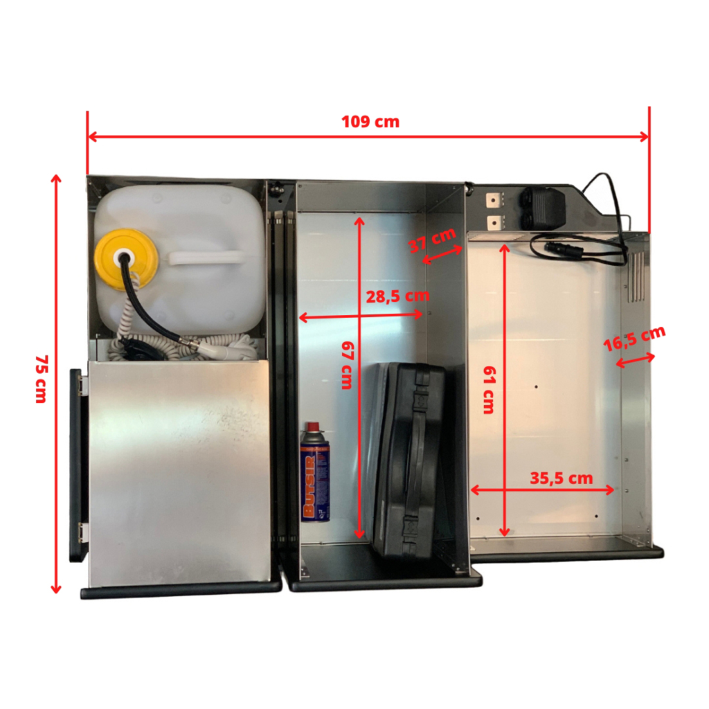 Módulo mueble trasero VW T5/T6/multivan