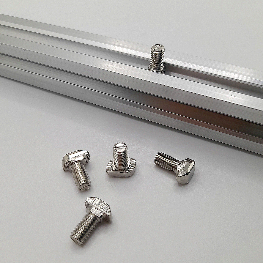Perno para ranura en T para perfil de aluminio