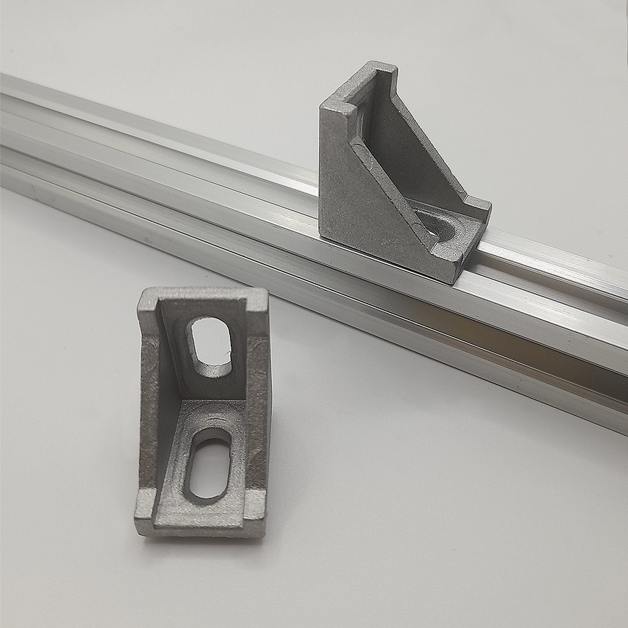 Escuadra grande para perfil de aluminio