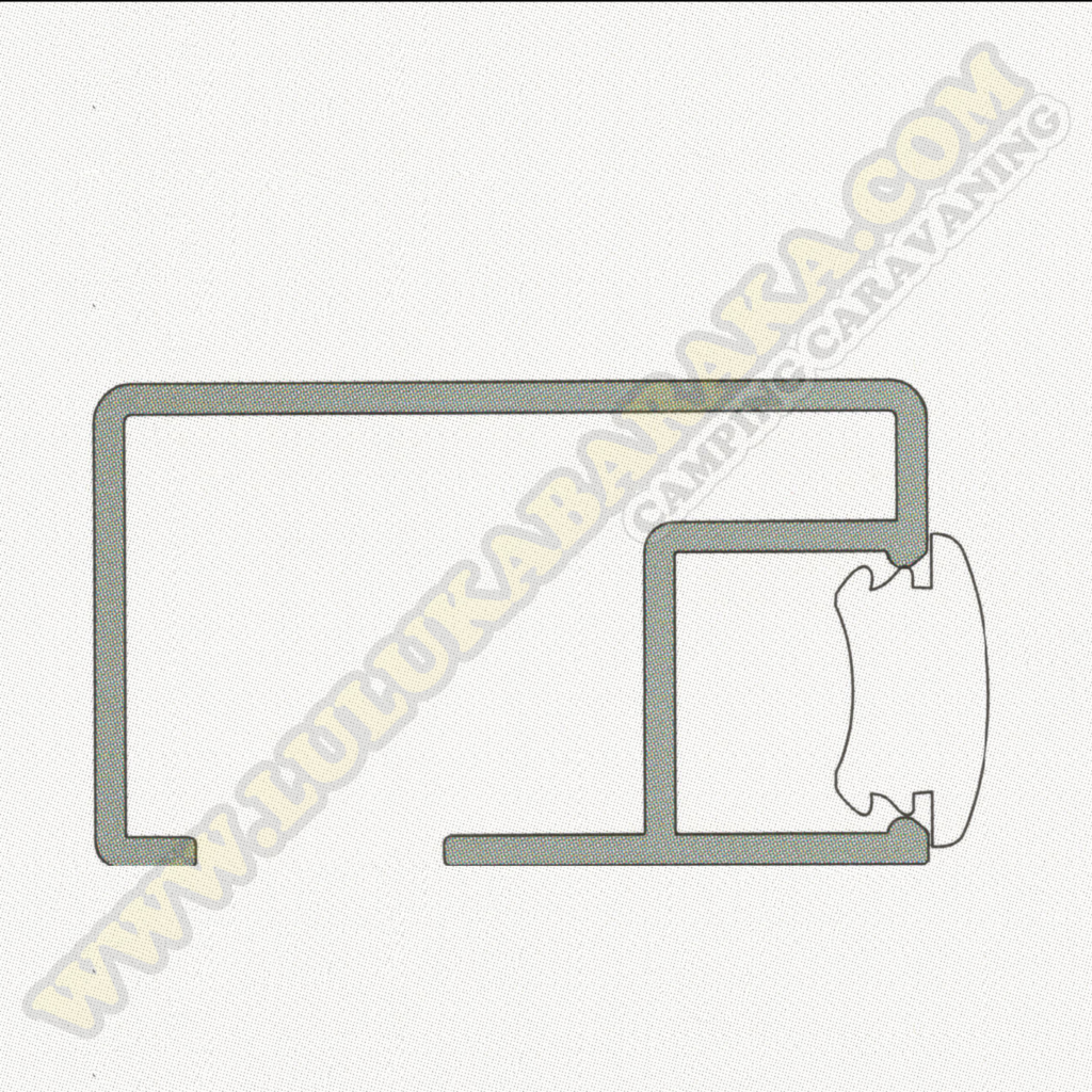 Perfil para difusor para tira Led B781
