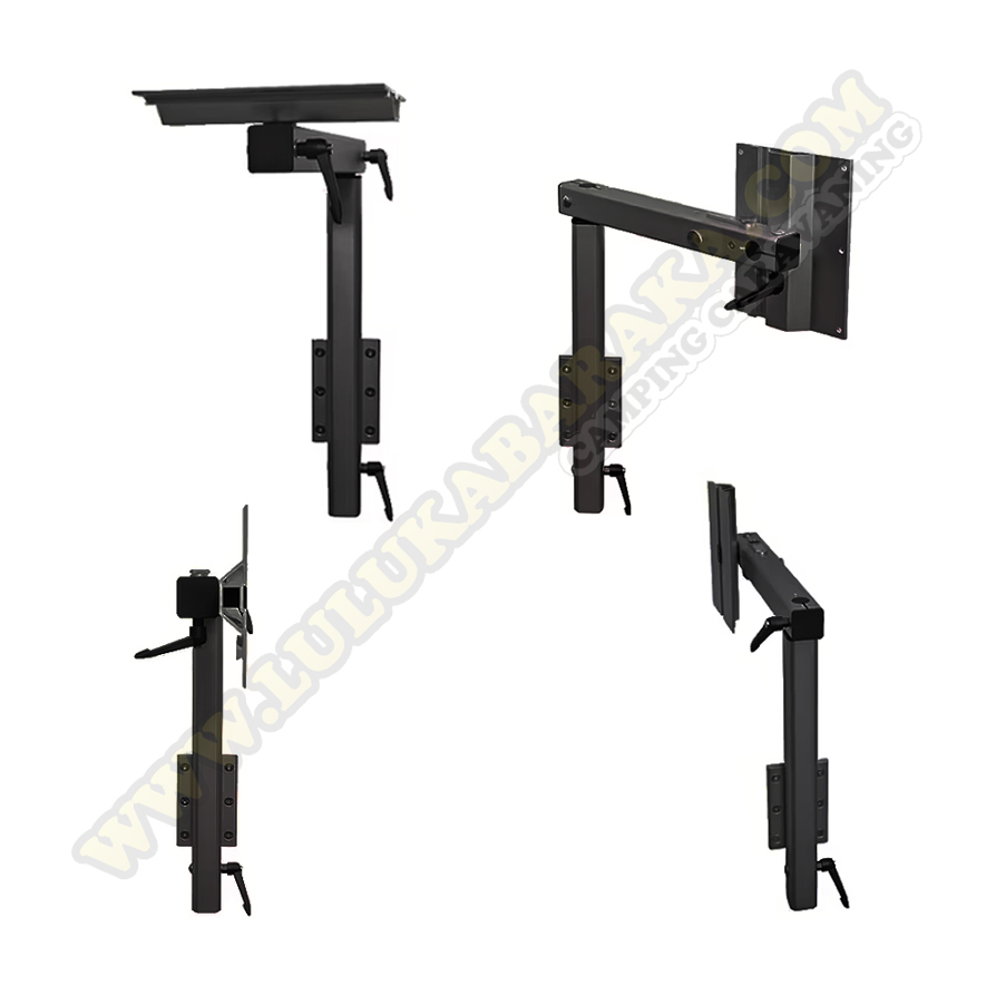 Pie mesa giratorio 360º Negro