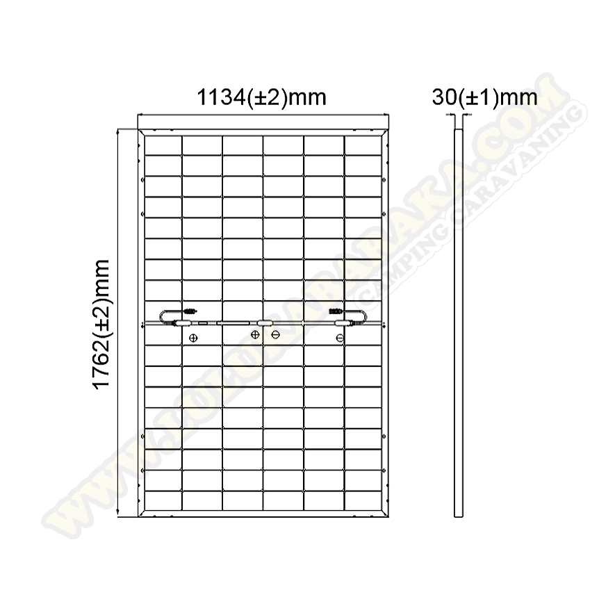 Panel Solar monocristalino 450W Black