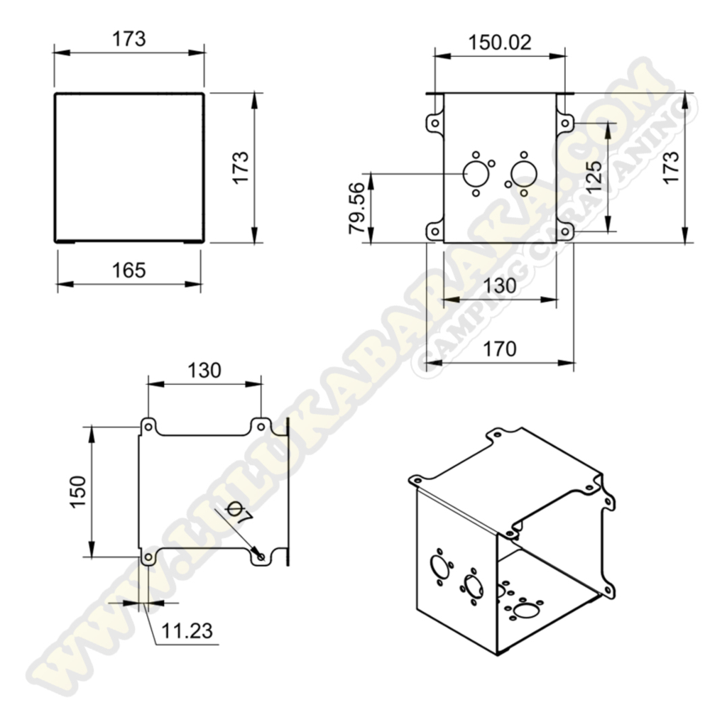 Soporte montaje para calefacción Autoterm Air 2D 4D