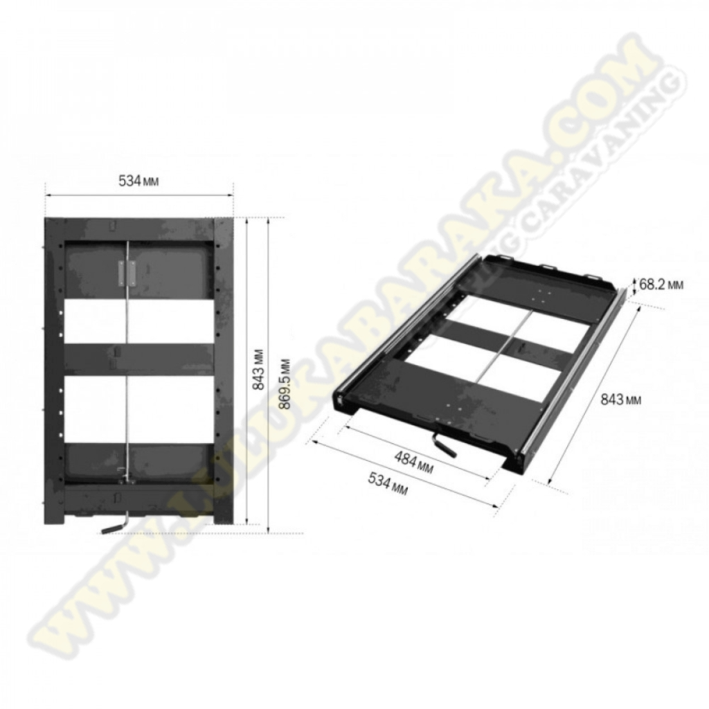 Base deslizante (TB74/100/130STEEL) (RASTRO)