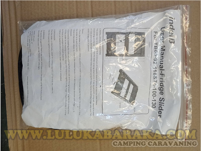 Base deslizante (TB74/100/130STEEL) (RASTRO)