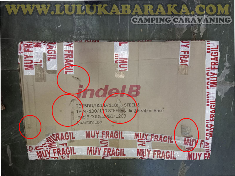 Base deslizante (TB74/100/130STEEL) (RASTRO)