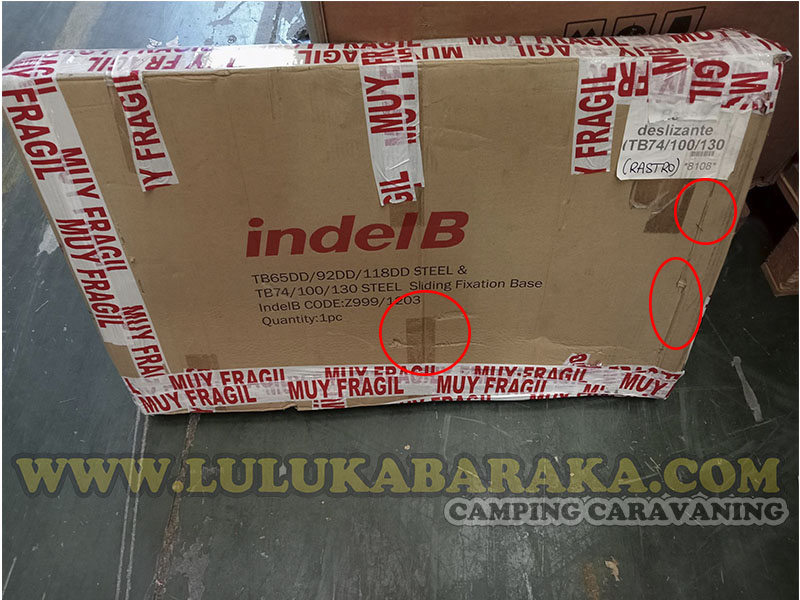 Base deslizante (TB74/100/130STEEL) (RASTRO)