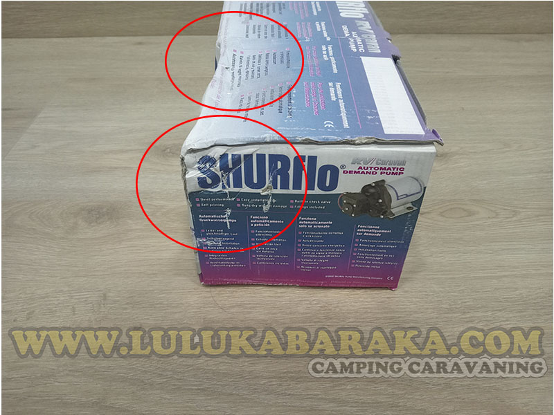 Bomba Shurflo 7 l (RASTRO)