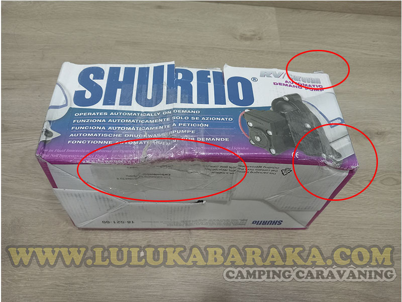Bomba Shurflo 7 l (RASTRO)