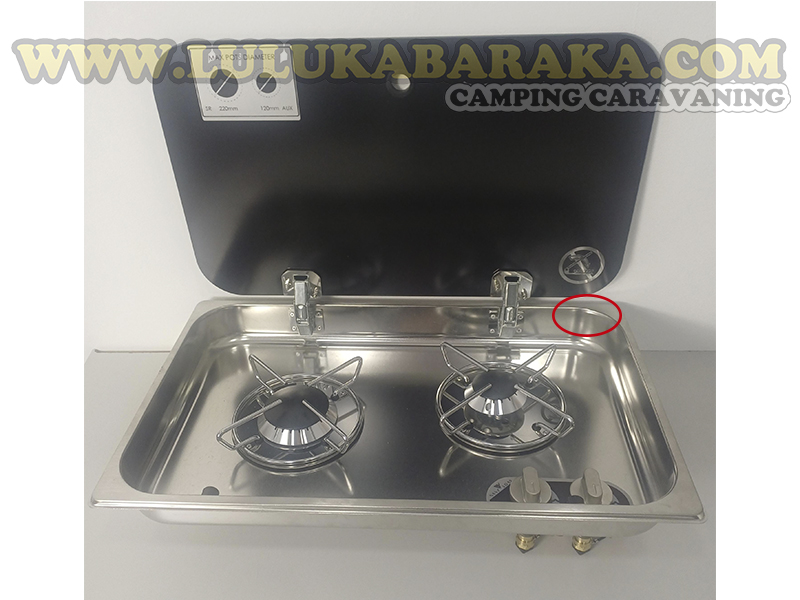 Cocina 2 fuegos NL21002 (RASTRO)