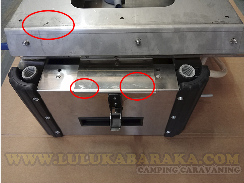 Cocina Fregadero Deslizable CAN 1 fuego SL1323LC (RASTRO)