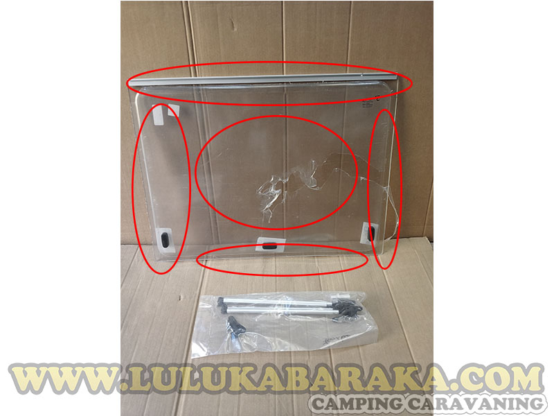 Cristal compatible Ventana Dometic 750×600 (RASTRO)
