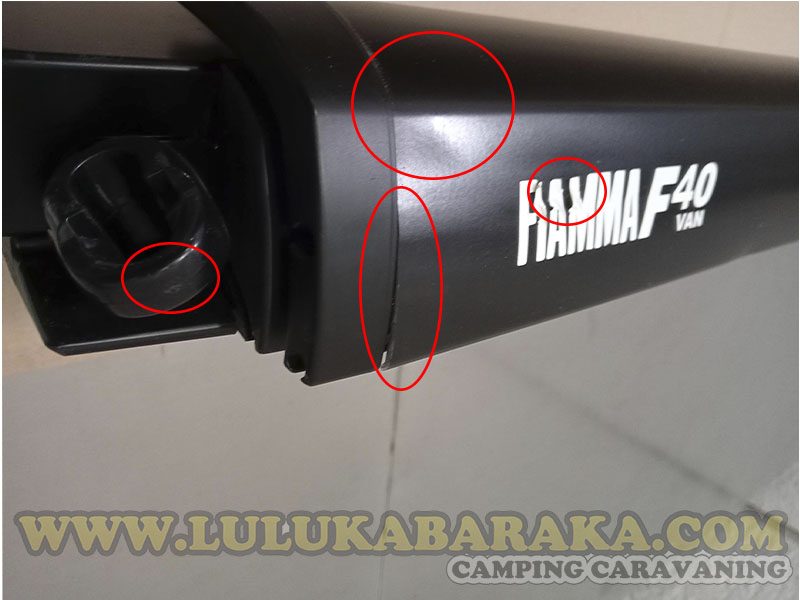 Toldo Fiamma F40 Van Deep Black Royal Grey 270 (recogido en nuestras instalaciones) (RASTRO)