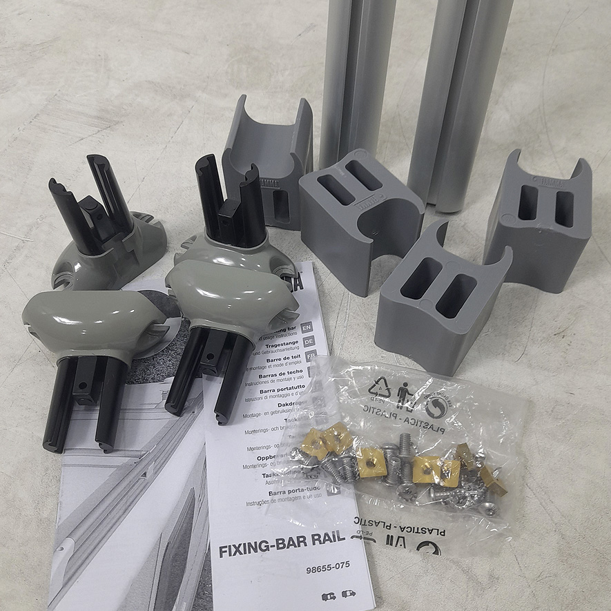Fixing-Bar Rail Fiamma (2 unidades) (RASTRO)