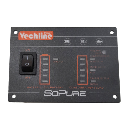 Inversor Vechline Onda Pura 2000W con USB 1 salida (RASTRO)