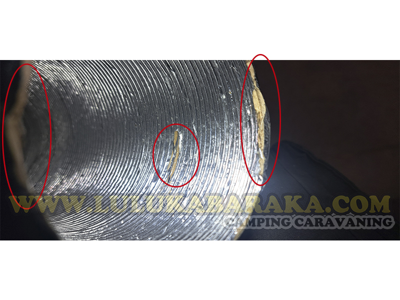Tubo salida gases Combi D Inet X 100 cm (RASTRO)