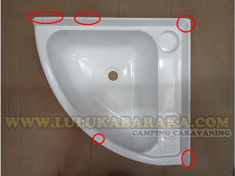Lavabo rinconera 40 x 40 cm (RASTRO)