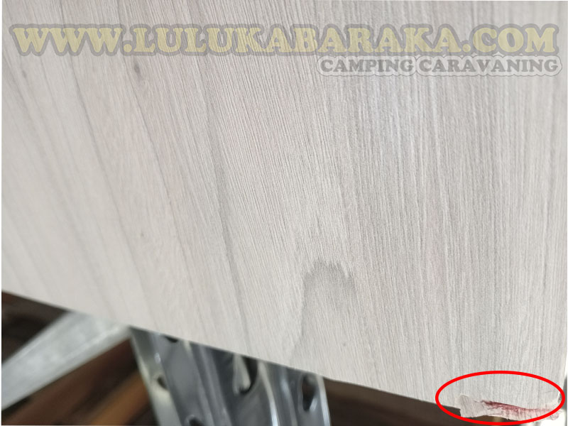 Tablero de chopo Olmo recogido en LulukaBaraka (RASTRO)