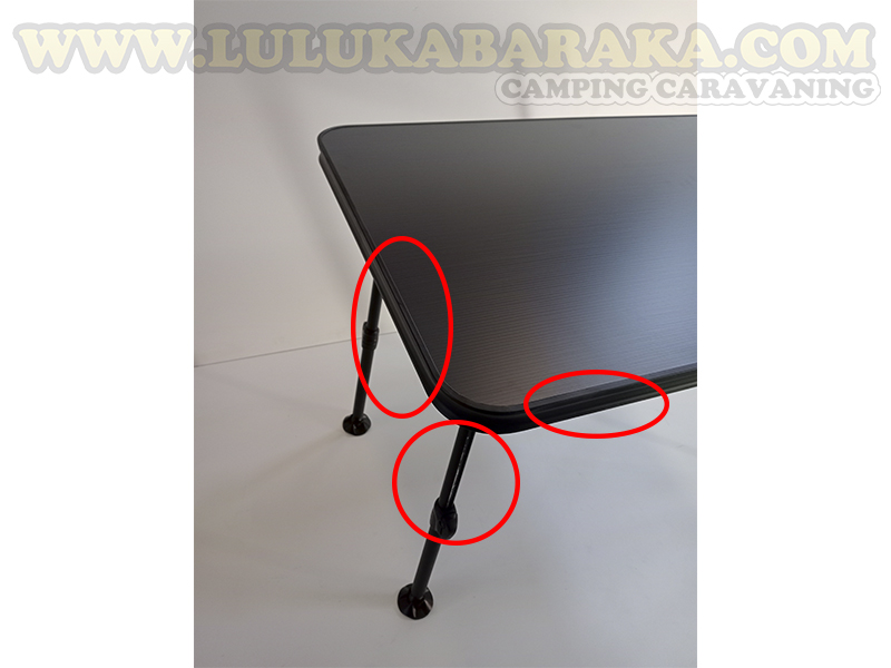 Mesa Camping Plegable K-MAKU Tawag 115x70x55-74 (RASTRO)