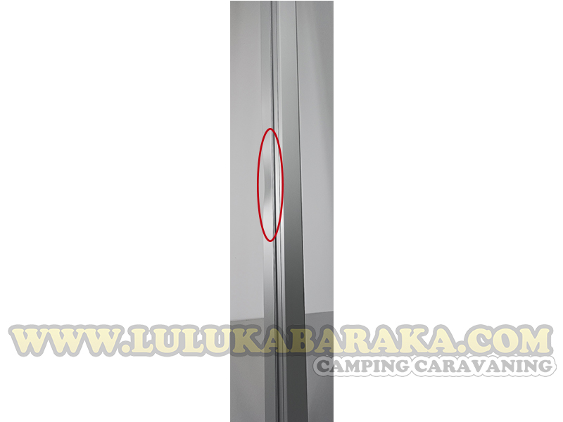 Perfil altillo aluminio con ranura Led 2,10m. Plata Mate (RASTRO)
