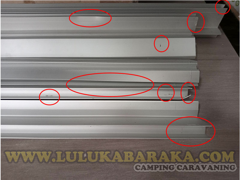 Perfil altillo aluminio con ranura Led 2,10m. Plata Mate (RASTRO)